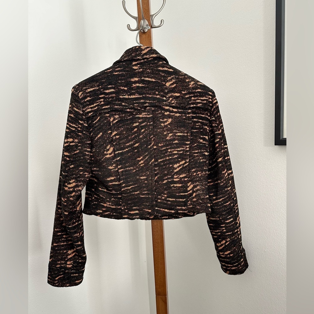 ULLA JOHNSON Adoni Jacket in Onyx, medium, LIKE NEW - Picture 7 of 10